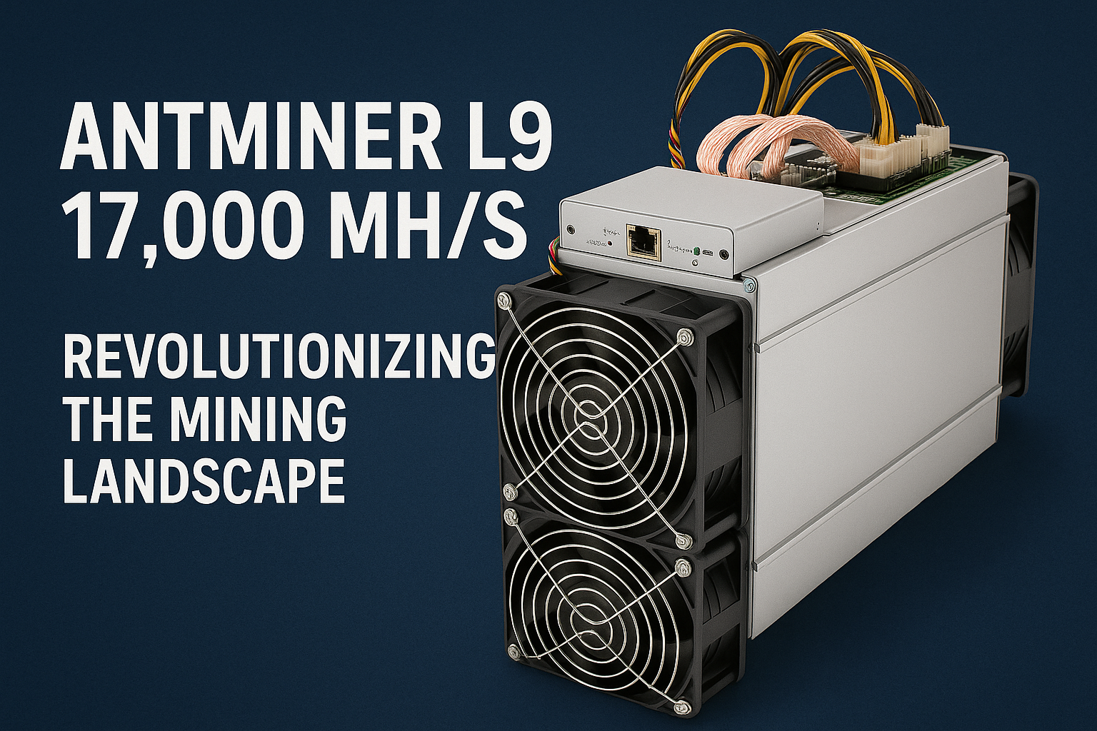 Antminer L9 17,000 MH/s Scrypt Miner