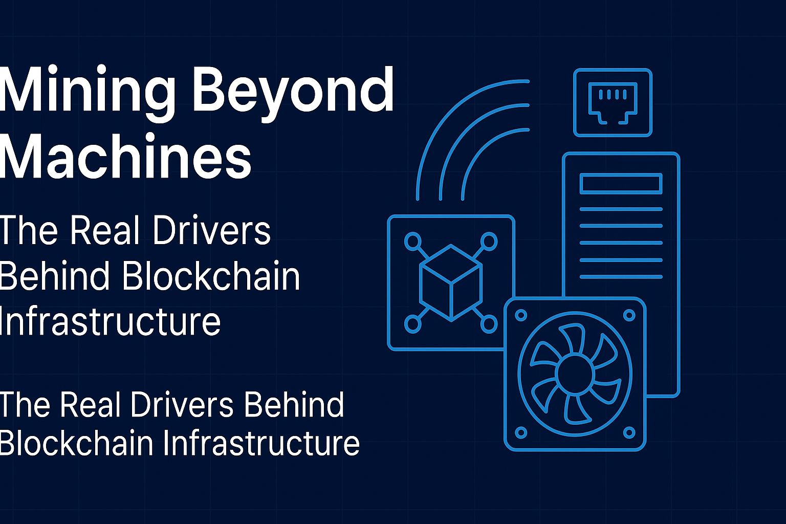 Mining Beyond Machines: The Real Drivers Behind Blockchain Infrastructure